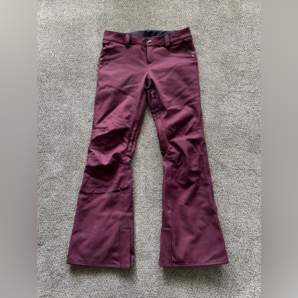 Maroon volcom snowboard pants